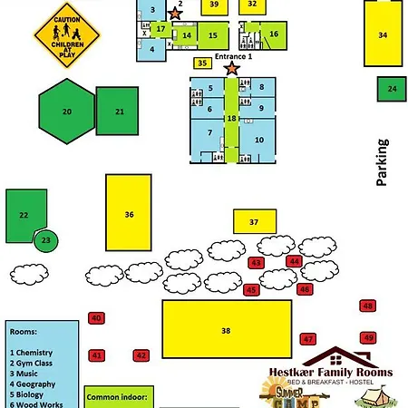 Hestkaer Family Summer Camp Campingplatz Krogager